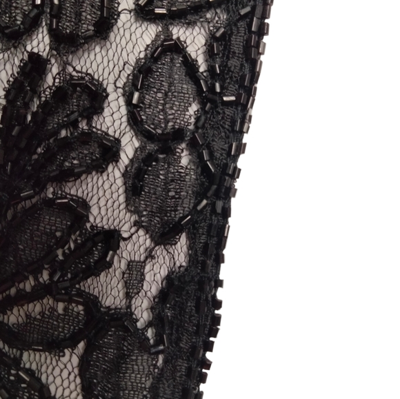 Vintage Hand Beaded Floral Wrap - Picture 3 of 6